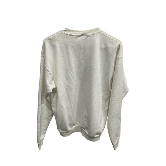 Vintage Fashion Gear Halloween Sweatshirt White Crewneck Cross-stitch Sz Large - Picture 2 of 8